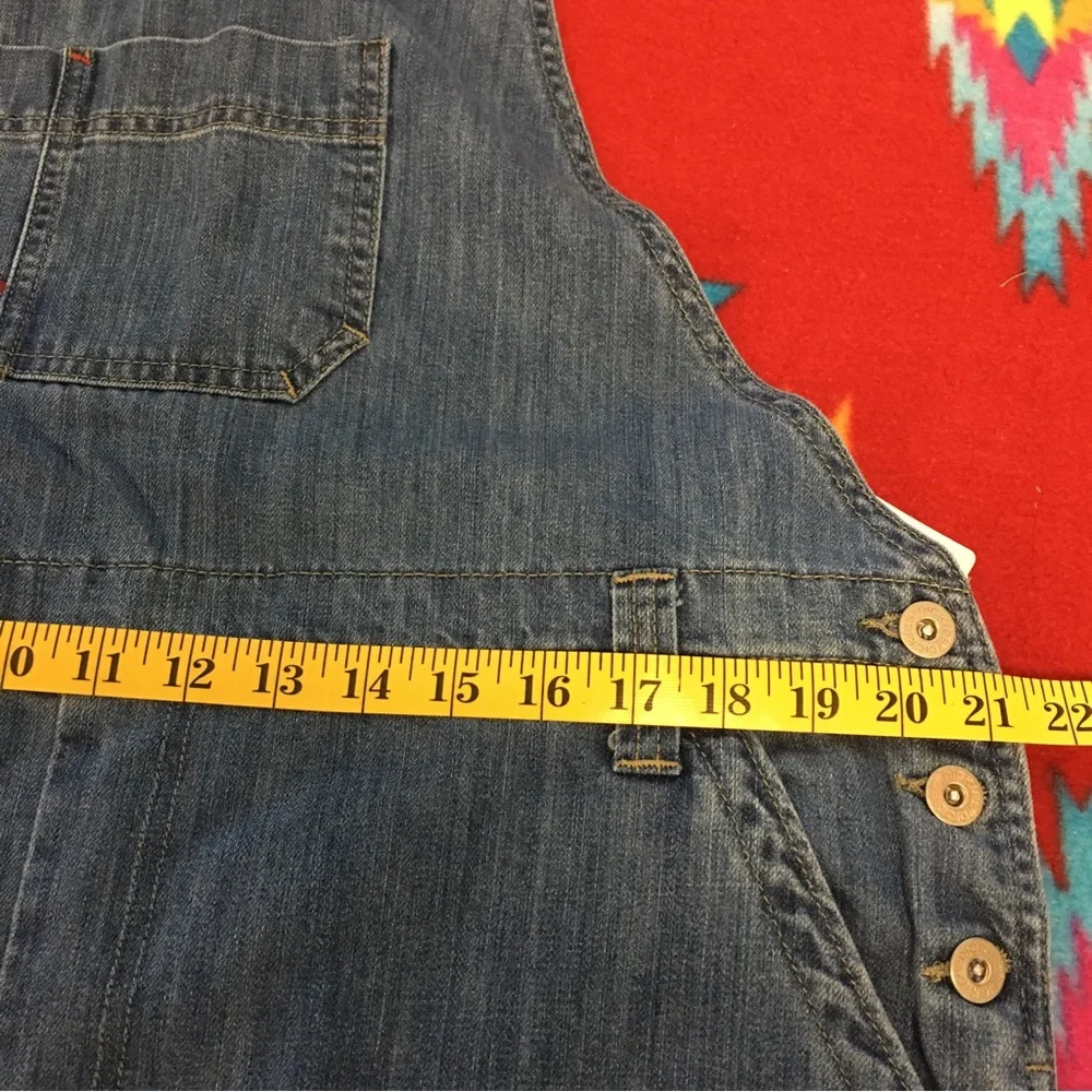 NWT Dickies Bib Denim Overalls Womens Relaxed Fit Straight Leg  Sz L  FB206MSB - Picture 11 of 16